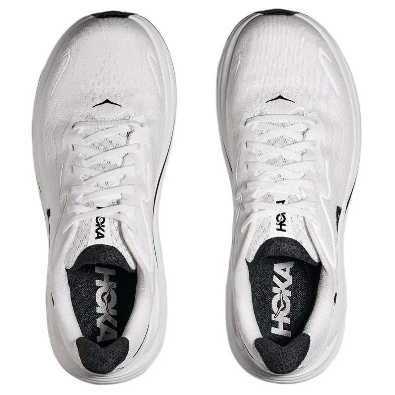HOKA Clifton 10 White Black Men Sneakers 1162030-WBLC