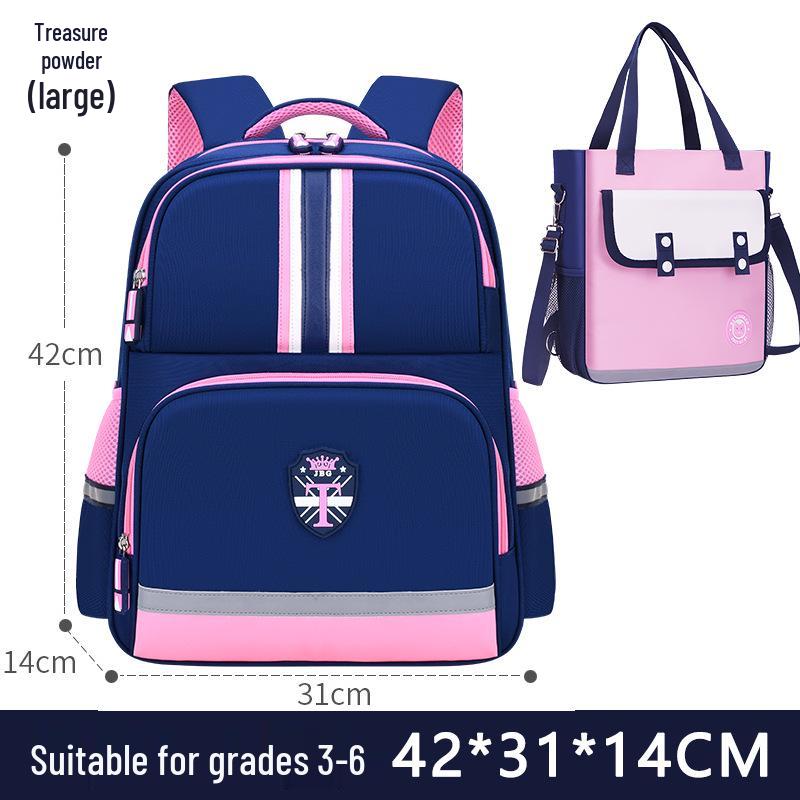 "Waterproof Lightweight Backpack for Primary School Students, Ages 6-12, Grades 1-6"