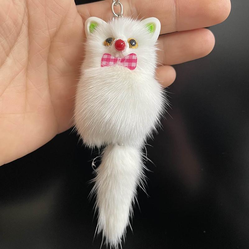 Kreskówkowy Szczęściarz Kot Brykiet Pluszowa Lalka Brelok Uroczy Brelok Torba Wisiorek Prezent Zabawki Dla Dzieci Plecak Dekoracja Prezenty