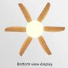 2025 New Restaurant Ceiling Fan Light 63 Inch Home Living Room Fan Light Indoor DC Strong Wind Ventilation Appliance with Fan