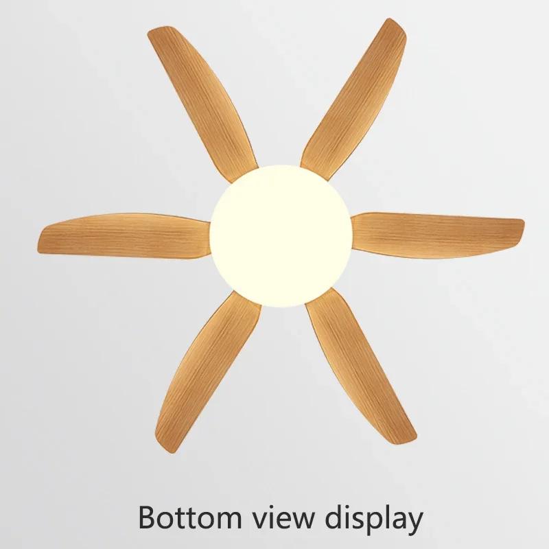 2025 New Restaurant Ceiling Fan Light 63 Inch Home Living Room Fan Light Indoor DC Strong Wind Ventilation Appliance with Fan