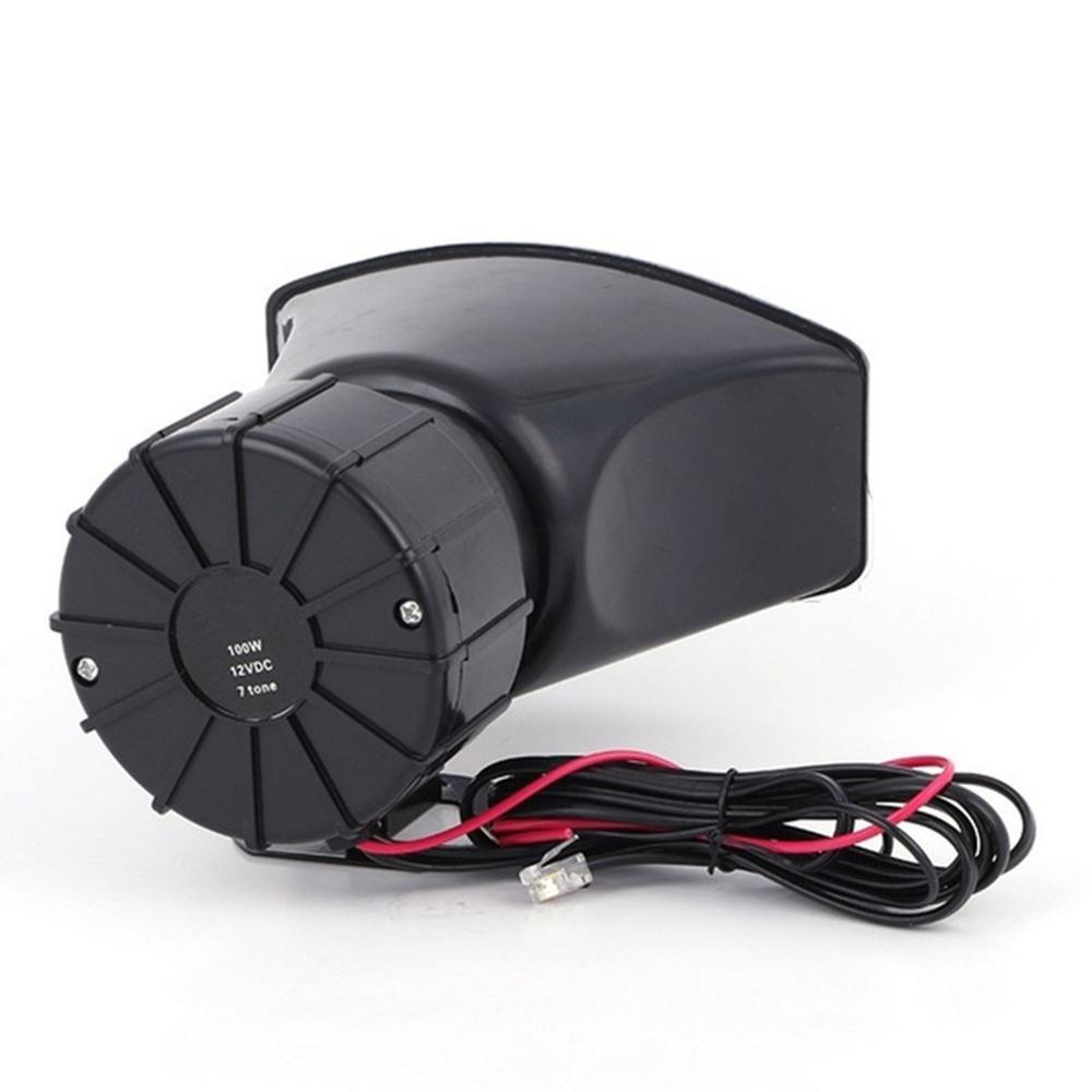 

Универсальный 1000 Вт 12 В 7 тонов многоцелевые динамики громкая автомобильная полицейская сирена воздушный мегафон гудки автомобильные аксессуары для мотоциклов 12V чёрный