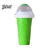 Food Grade Silicone Slush Cup Maker Cup  Portable Squeeze Ice Smoothie Refreshing Slushie with Lid  for Juice Milk Soda Family Summer
