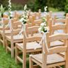12 Pieces Of Ivory Bow Decorations, Wedding Background Channel Decorations, Satin Bows, Chair Decorations, Elegant Ceremonial Ribbons