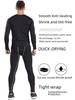 Men's Quick-Dry Breathable Compression Tights for Sports and Fitness
