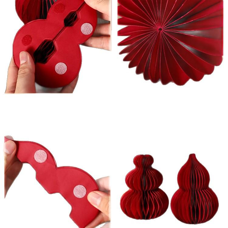 Housewarming Prosperity Gourd: Three-Dimensional Home Ornament for Living Room Tabletop