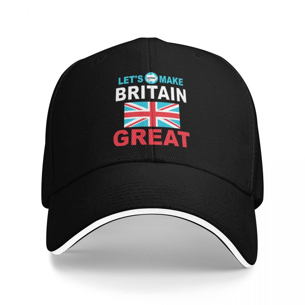 Baseball Caps Let's Make Britain GREAT Again UK Trending Graphic Unisex Casual Summer Caps