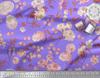 Soimoi Japan Crepe Satin Fabric Leaves,Peony & Dahlia Flower Printed Fabric 1 Metre 42 Inch