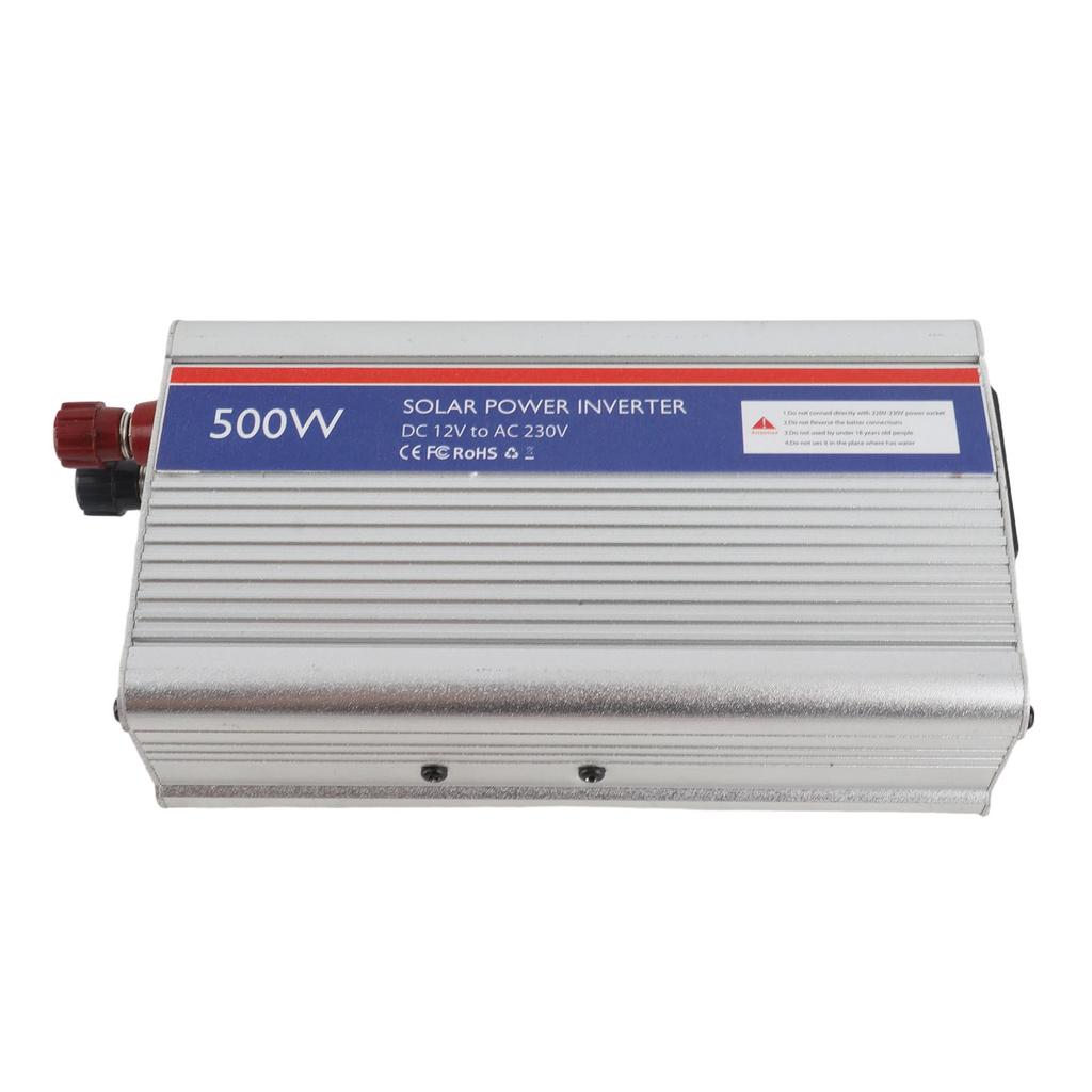 12V Input 230V AC Output 500W Converter Safe for Car Appliance