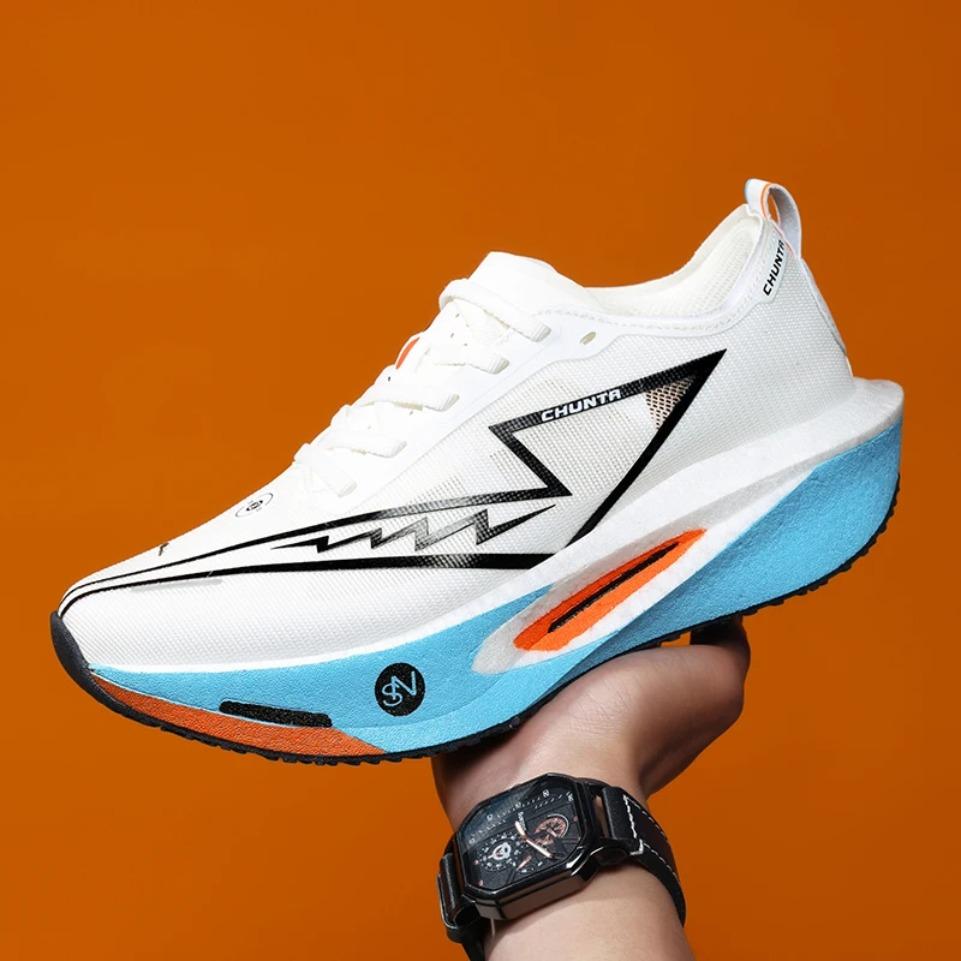 Running Shoes Speciality Carbon Board Marathon Men Athletic Breathable Lightweight Women'S Plush Comfort Athletic Shoes