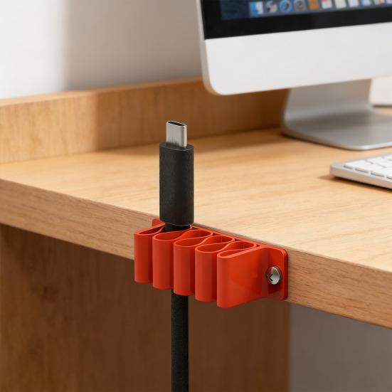 Cable Organizer Clips Self Adhesive Cord Keeper for Desk Car Nightstands Office Portable Wire Holders for USB Charging Cable Power Cords