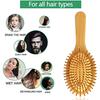 Natural Bamboo Hair Brush Massage Anti-Static Hair Brush Ecological For All Hair Types For Man Woman