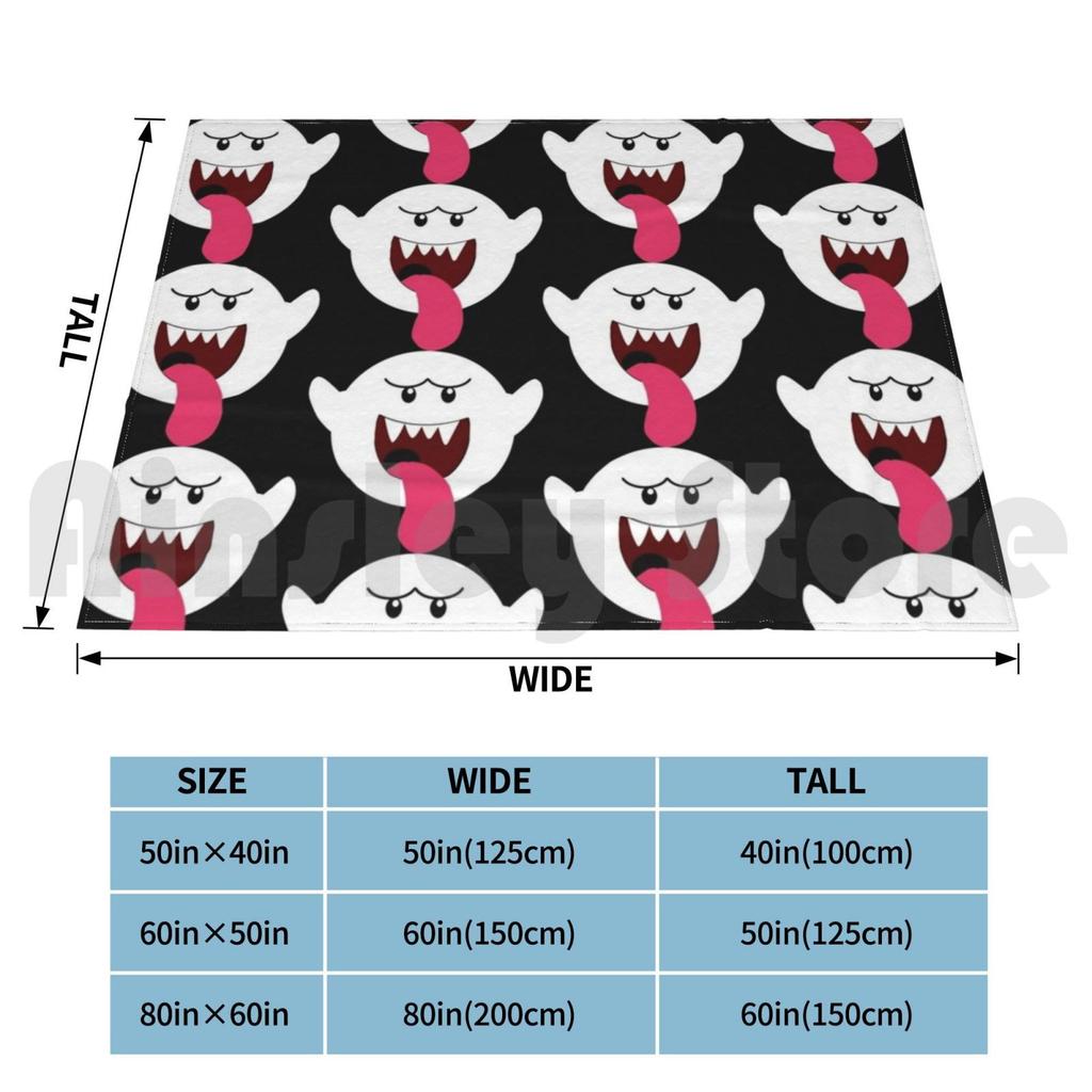 Boo Face Blanket Fashion Custom Comics Videogames Star Fox Peppy Mccloud Smash Toad Peach Snorlax