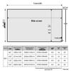 IN&VI FHZ Fresnel Anti-Light Fixed Frame Projector Screen