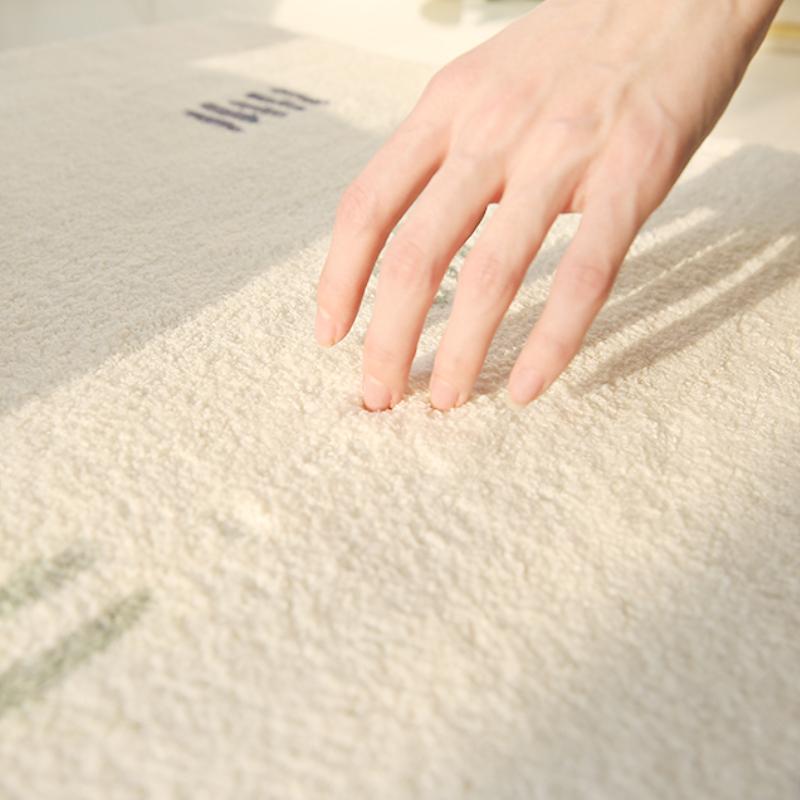 Large Area Rugs for Bedroom Cream Style Living Room Decoration Plush Carpet Home Fluffy Soft Rug Thick Anti-slip Study Floor Mat