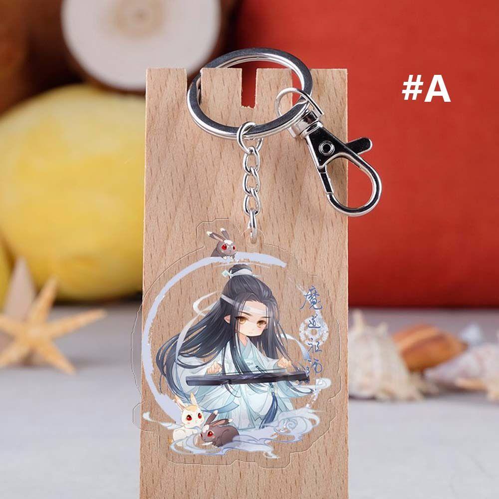 Car Interior Accessories Wei Wuxian Acrylic Key Rings Key Ring Holder Mo Dao Zu Shi Keychain