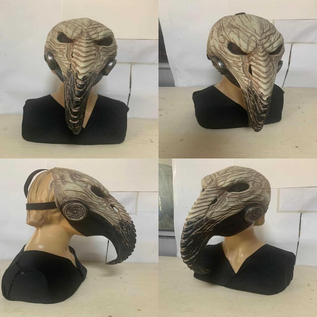 Latex Doctor Schnabel Mask Horror Themed Party Halloween Cosplay Costumes Prop