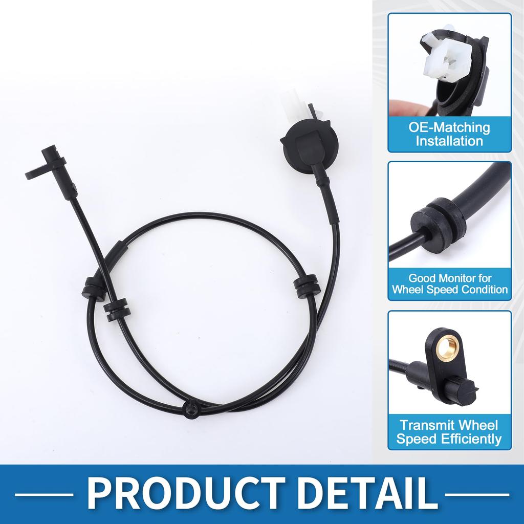 ABSOPRO ABS Wheel Speed Rear Left and Right ABS Braking System Part Compatible with Mazda 2 Sensors, Sensors, Anti-Lock Sensors, Numbers