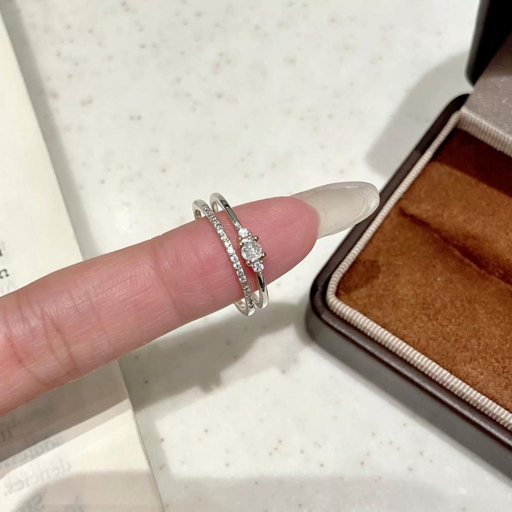 VENTFILLE 925 Sterling Silver Frosting Ring For Women Minimalist Irregular Versatile Fashion Elegant Jewelry Gift Dropshipping