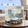Transparent Aquarium Fish Tank Filter Portable Aquarium Accessories  for Small Aquariums
