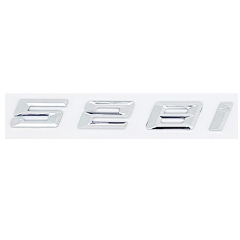 Car 3D ABS Trunk Letters Logo Badge Emblem Decal Sticker For BMW 5 series 520i 525i 528i 530i 535i 540i E39 E60 E61 F10 F11 G30