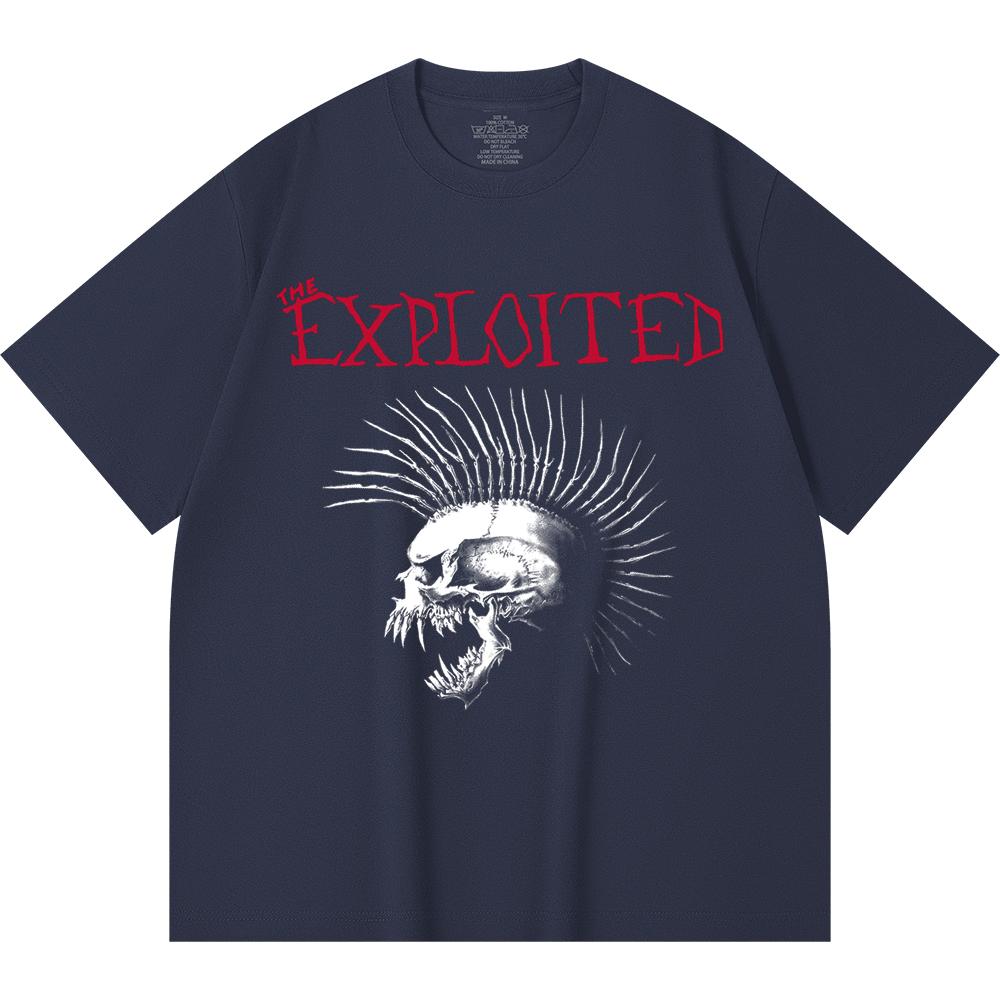 230 Gsm 100% Cotton Heavy Metal T-Shirt Rock Band Popular Music Print Unisex Heavy Cotton T Shirt