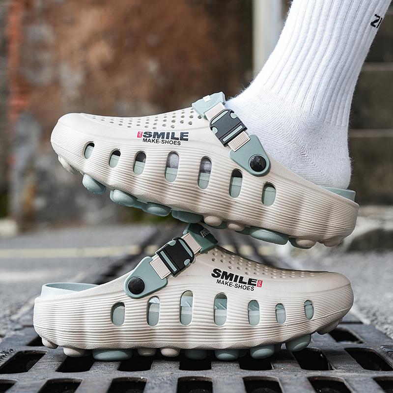 Sommer Männer Sandalen Strand Hausschuhe Mode Outdoor Hausschuhe Casual Strand Wasser Sport Schuhe Atmungsaktive Hohl Flip-Flops Günstige Männliche Aqua Sneaker