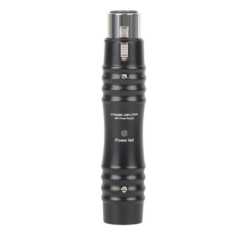Durability Metal Handheld Microphone Preamplifier 48V Amplifier Ideal For Stage Performances And Public Speaking