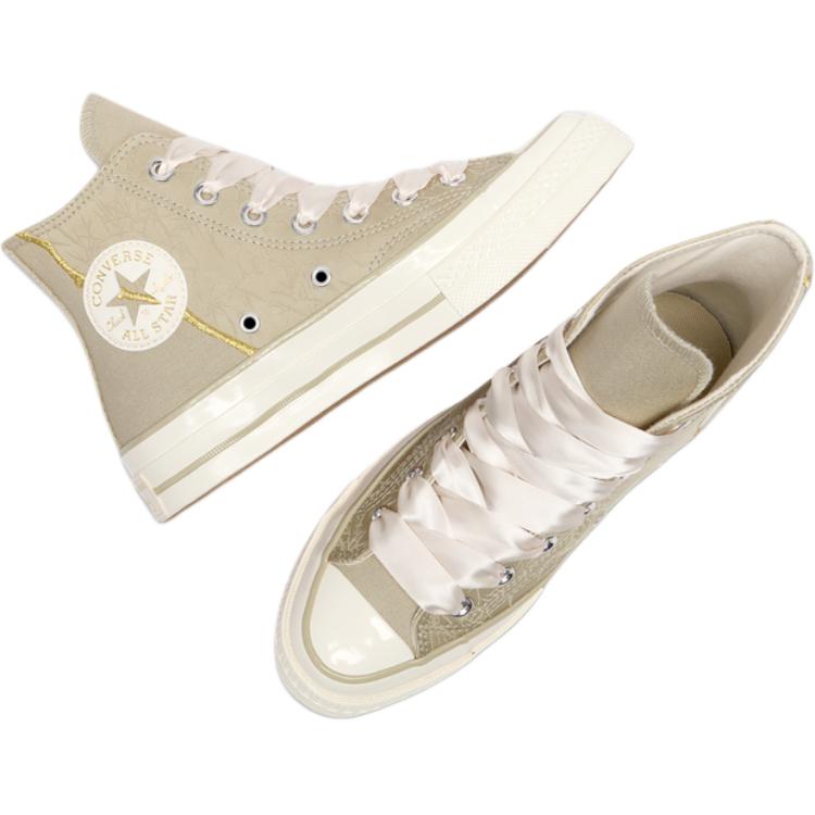 Converse 1970s Chinese Style Bamboo Leaf Fashion Elegant Comfortable Versatile Wear-Resistant Non-Slip High-Top Skate Shoes Unisex Sneakers A14211C