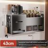 Punch-Free Stainless Steel Kitchen Wall Organizer