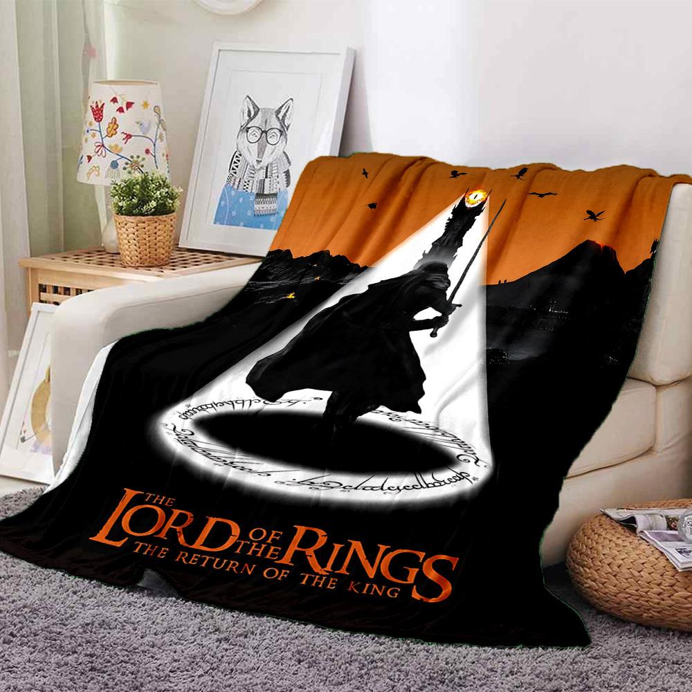 

1pc The Return of the King Flannel Blanket Soft Warm Throw for Home, Office, Travel, All-Season Cozy Bedding GiftL1107 80cmx120cm(31inx47in)