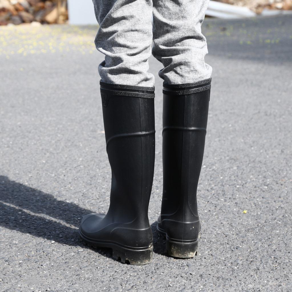 New Men's Long Tube Rain Boots Non-slip Mens Rubber Rainboots High Quality Waterproof Men Water Shoes Male Knee-High Rain Shoes