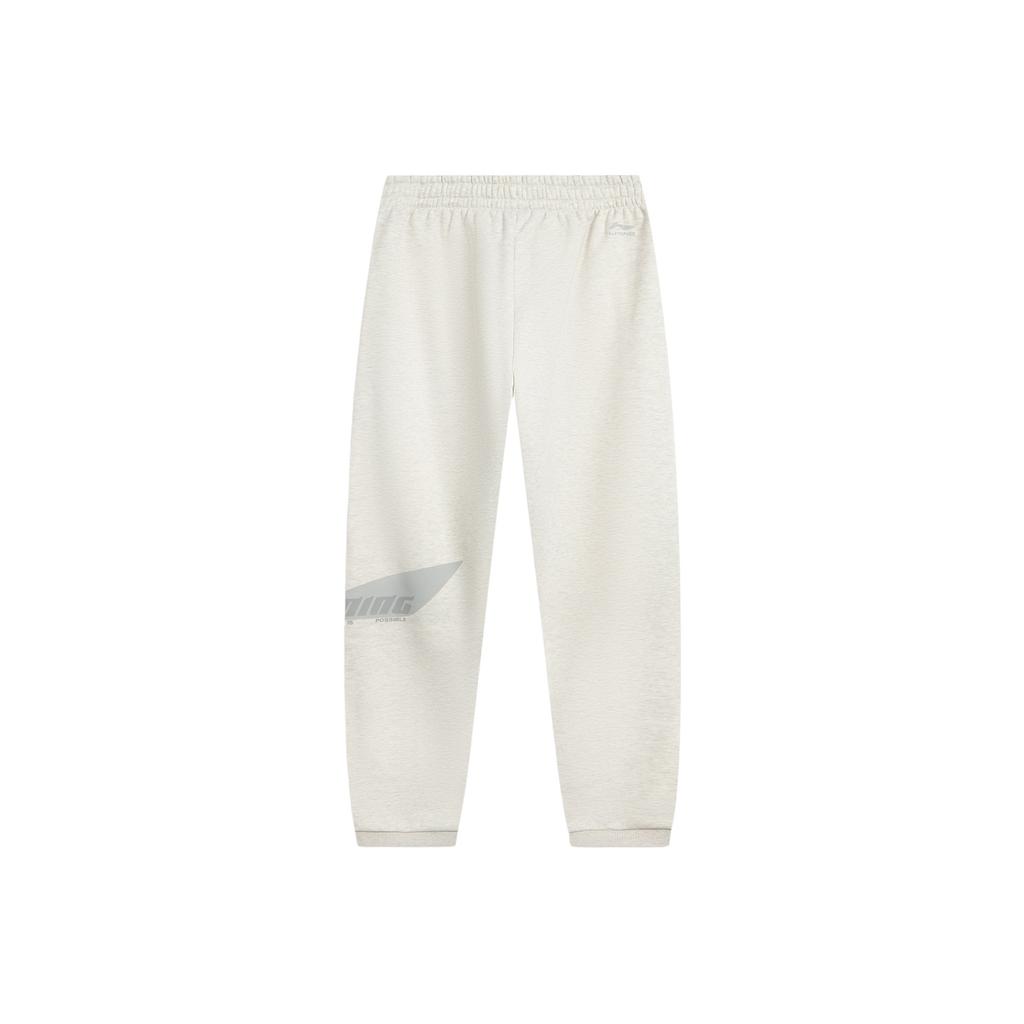 Li Ning Sports Lifestyle Series Logo Print Knitted Sweatpants Men Bottoms AKLV989-6