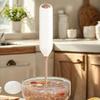 Handheld Electric Milk Frother Automatic Rotary Whisk Cappuccino Coffee Cream Whisk Foam Mixer Kitchen Mixer Egg Beater