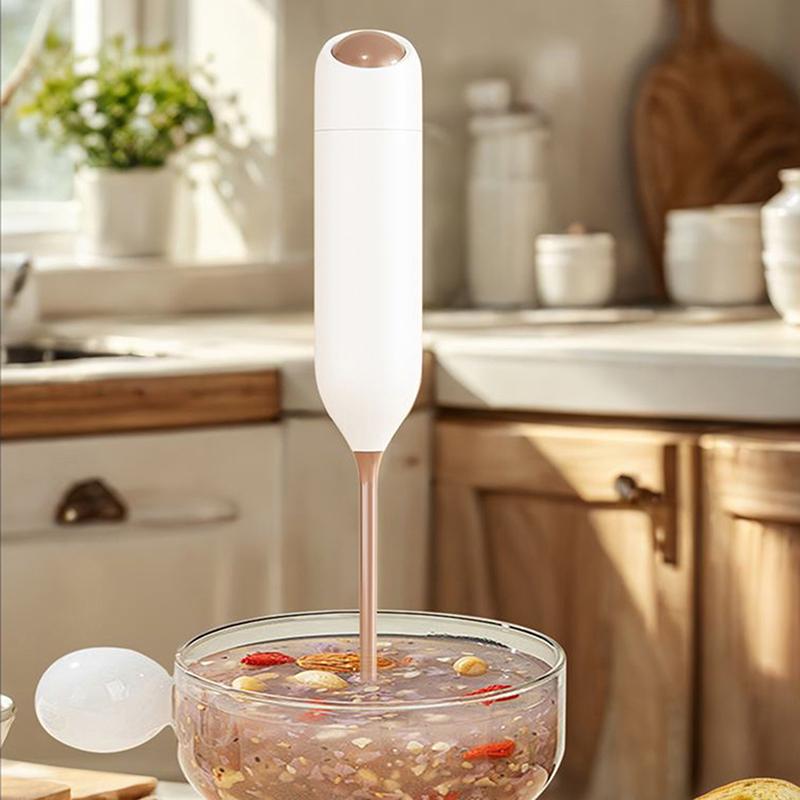 Handheld Electric Milk Frother Automatic Rotary Whisk Cappuccino Coffee Cream Whisk Foam Mixer Kitchen Mixer Egg Beater