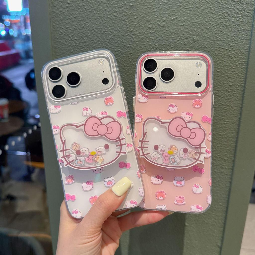KT Cat IMD Jelly iPhone 17 Pro Max Case with Stand - Compatible with Apple iPhone 16/15/11/16 Pro