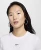 Nike Sportswear Chill Knit Crop T-Shirt W - White:Black / Fv5509-100