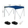 Inflatable Boat Canopy Sunshade Shelter with Support Rod Bimini Top Covers for