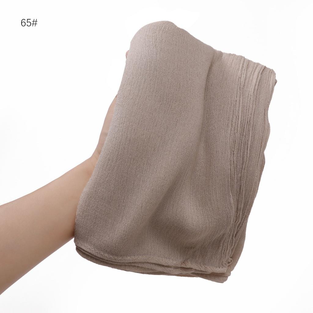 Foulard Hijab en coton rayonne uni uni pour femme, grande taille, châles et enveloppes de haute qualité, bandeau musulman, turban islamique