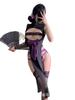Sexy Sexy Cheongsam Exposed Buttocks Uniform Pure Desire Exposed Chest Pajamas Dress Elegant Purple Sexy Dresses Tops Fum8