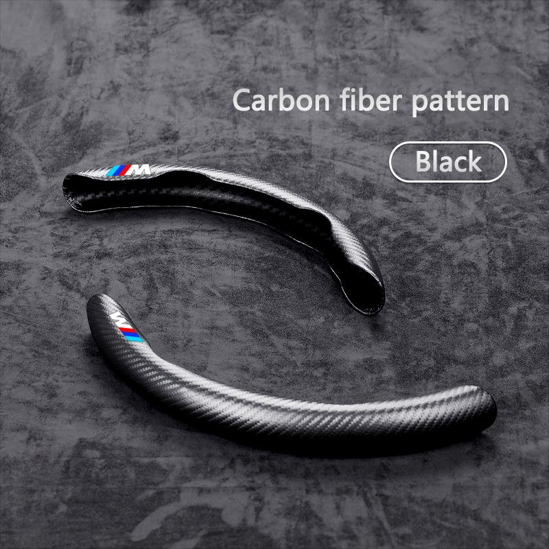 

Горячий 2025 Углеродное волокно Автомобильный руль Нескользящий чехол Защитный Для BMW M Логотип E46 E36 E34 F10 E90 F30 E60 F30 E53 E30 E92 чёрный