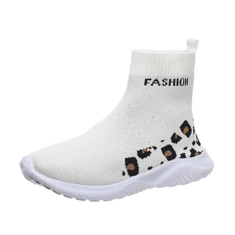 New Designer Shoes for Women High-top Sock Sneakers Women Trendy Sports Shoes Women Mesh Breathable Jogging Walking Ladies Shoes