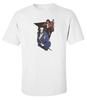 Samurai Champloo Anime Manga Dope Maglietta Bianca Stampata Cotone Tee Top