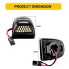 2PCS Lumières de Plaque d'Immatriculation LED pour Chevrolet Silverado 1500 2500 3500 Avalanche GMC Sierra Suburban Tahoe Cadillac Escalade 6000K