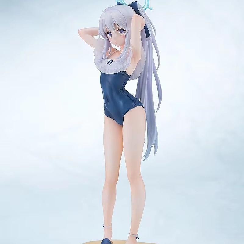 Hot Blue Archive Anime Figurine Moon Snow Rabbit1 Game Character Sculpture Cartoon Collectible Model Toy Boy And Girl Gift