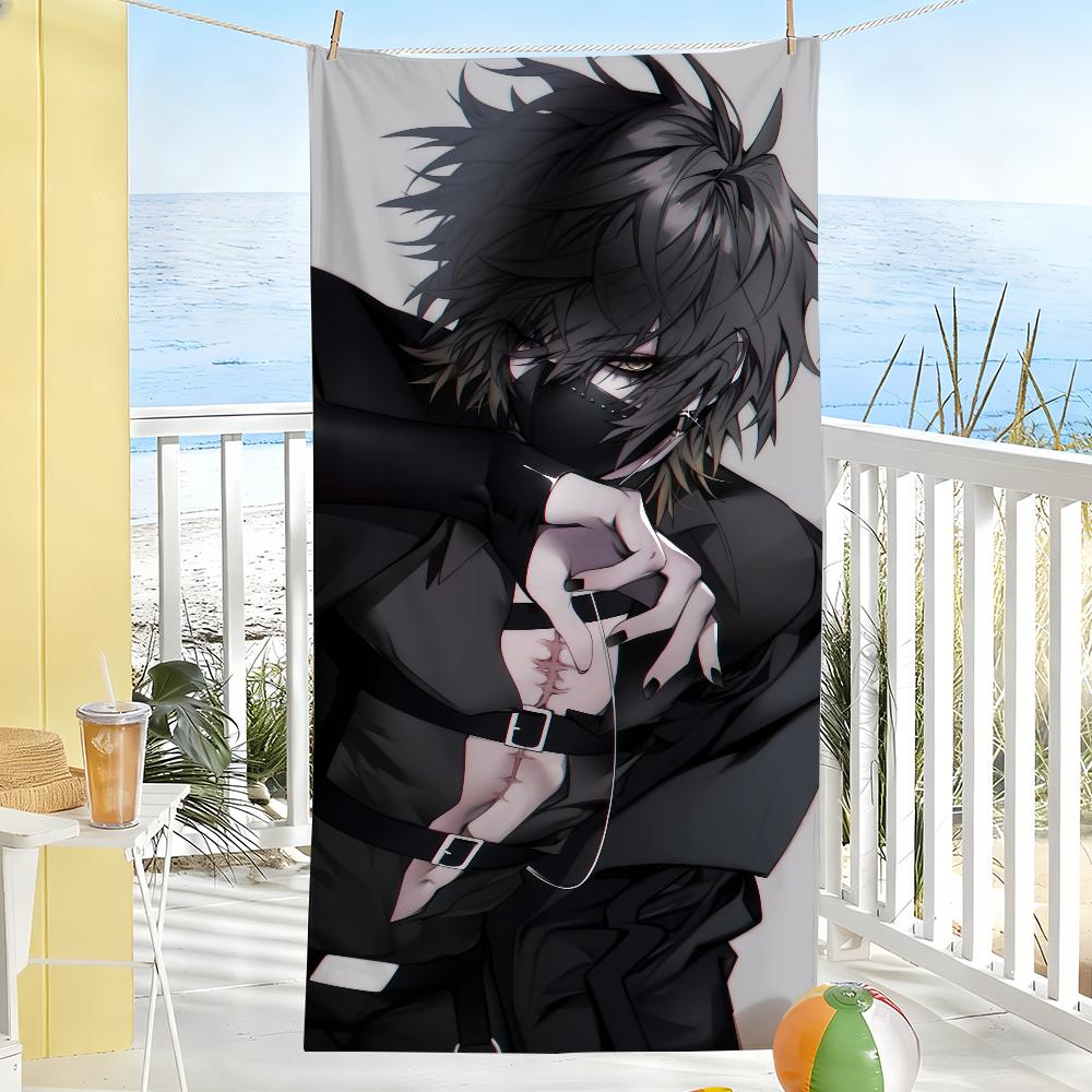 Game Slow D-Damage Anime Towel Soft Pool Gift For Travel Gym Shower Camping Quick Dry Sports Large Beach Towels