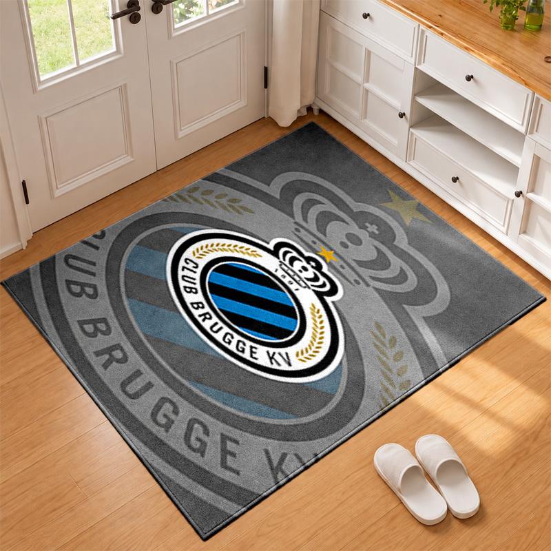 Club Brugge KV Carpet Door Mat for Living Room or Bedroom Protective Mat Under Chair Office Decoration Christmas Gift Birthday Present