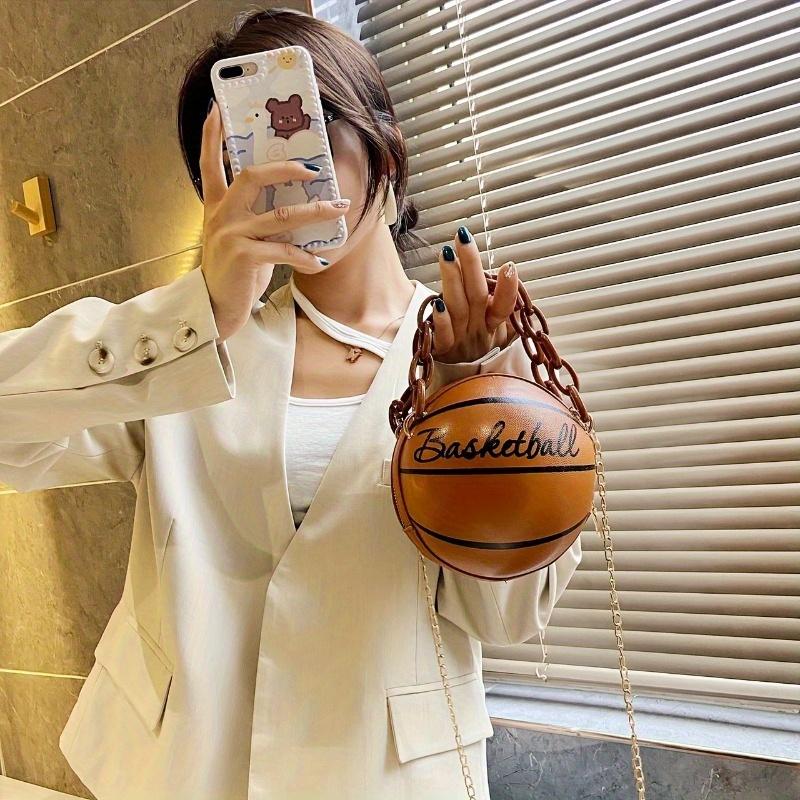 Ladies' Round Ball Bag, with Detachable Shoulder Strap, Multifunctional Shoulder Bag, Korean Style Small Round Bag, Ladies' Bag