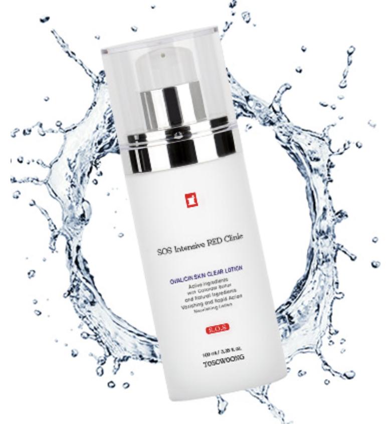 TOSOWOONG Red Clinic Ovalicin Skin Toner Clarifying Calming 100ml