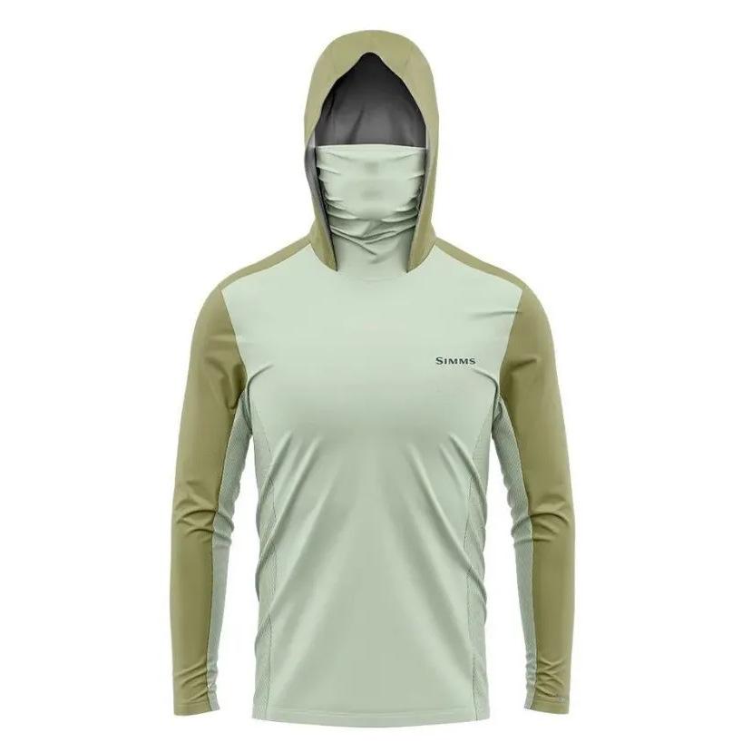 SIMMS Fishing Suit Fly Fishing Luya Hoodie Outdoor Ice Silk Sunscreen Clothing with Mask Quick Drying Breathable Thin